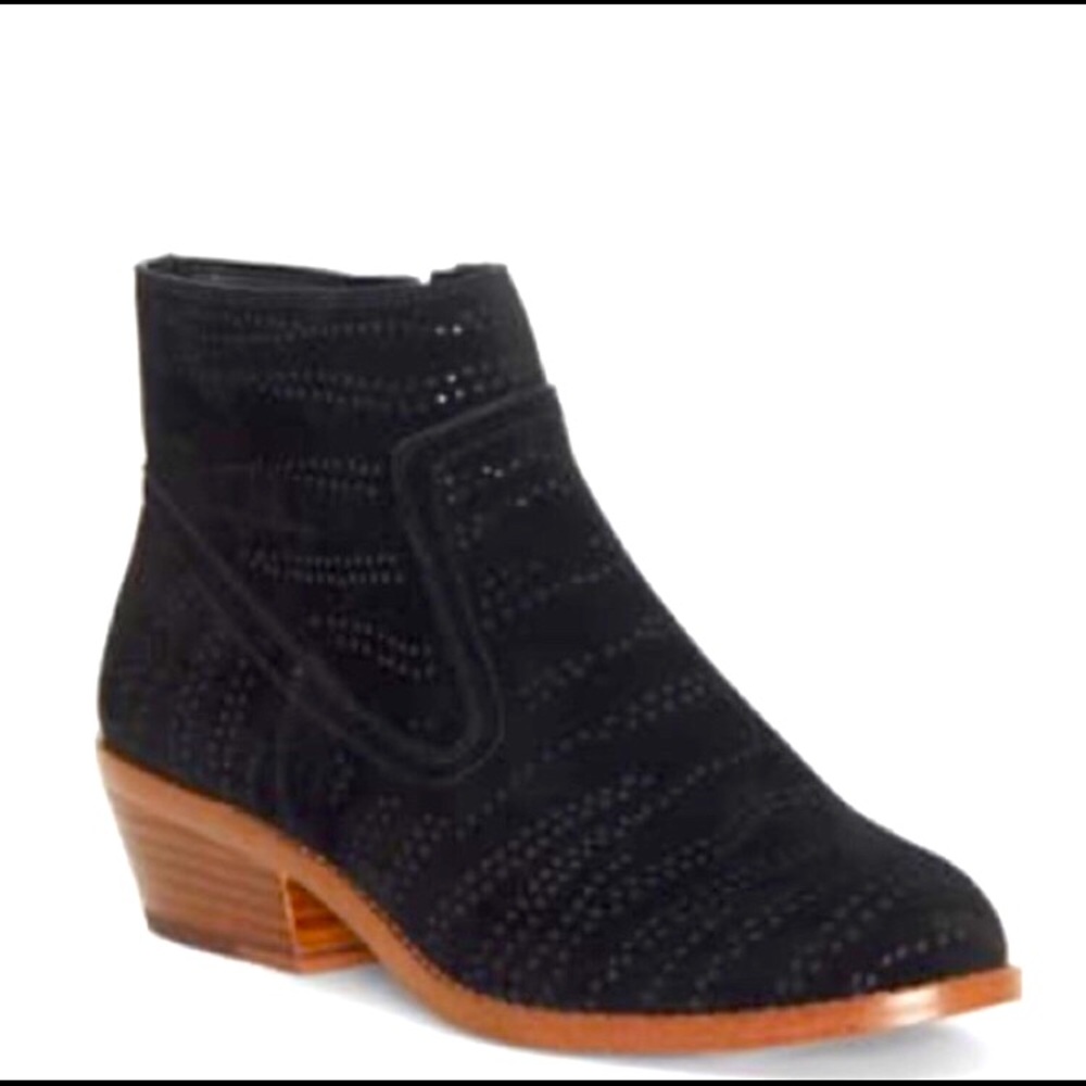 NWT 1.State Renna Leather Suede Booties, Size 8M